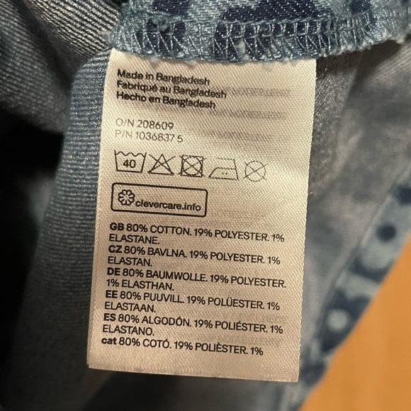 Divided Fitted Dress in Light Denim Blue/Floral - Picture 9 of 14